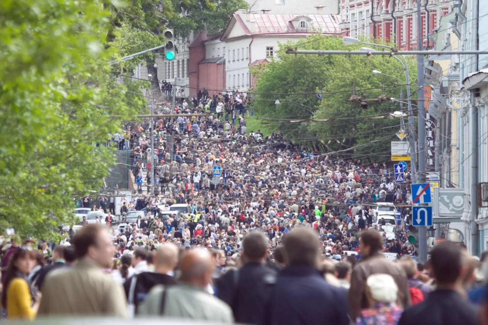 Один из митингов оппозиции в Москве