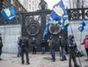 Демонстранты блокировали правительство Украины