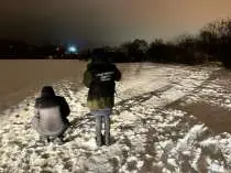 Житель Ленобласти зарезал своего двухлетнего сына и повез на санках в больницу