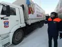 Российский гуманитарный конвой для Донбасса выехал в Ростовскую область