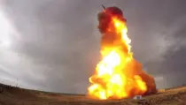 Минобороны РФ опубликовало видео испытаний новой ракеты системы ПРО