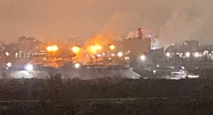 В Воронеже обломки сбитой воздушной цели повредили стекло и конструкции нескольких многоэтажек