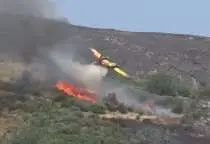 Предположительно, экипаж погиб: в Греции рухнул самолёт, который тушил пожар (ВИДЕО)