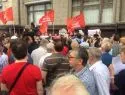 У здания Госдумы прошла акция против пенсионной реформы