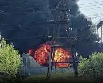 В Алтайском крае возгорание на подстанции привело к отключению энергоснабжения в трёх районах (ВИДЕО)