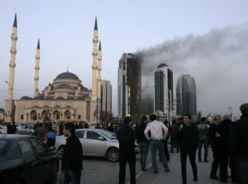 в 40-этажном «грозном-сити» горит 5000 кв - Сайт Газеты «Совершенно Секретно»