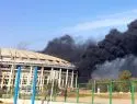 В Москве загорелся стадион «Лужники», готовящийся к Чемпионату мира-2018