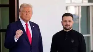  FT: Зеленский хотел подарить Трампу iPad, отображающий ситуацию на фронте, но тот не приехал на конференцию