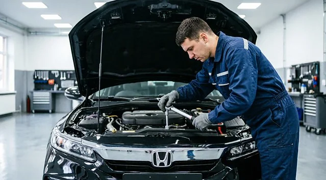 Техническое обслуживание Honda в автотехцентре