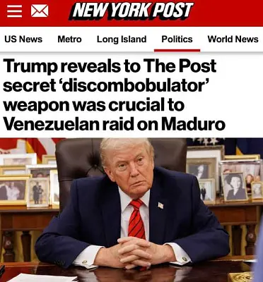трамп раскрыл название применённого сша в венесуэле секретного оружия - Сайт Газеты «Совершенно Секретно»