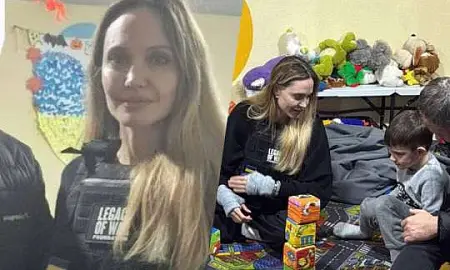 Politico: Анджелина Джоли попала в Херсон пешком, не предупредив власти Украины о намерении посетить страну