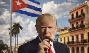 Трамп в своей соцсети "закурил" кубинскую сигару