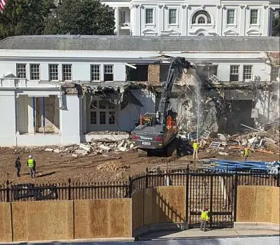 в сша начали сносить часть белого дома ради бального зала трампа - Сайт Газеты «Совершенно Секретно»