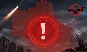 В Московской области и ещё 15 регионах объявили ракетную опасность