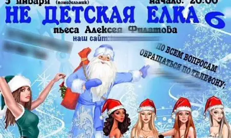 Силовики сорвали в Москве эротический новогодний спектакль