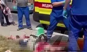 Мужчина перерезал горло бывшей теще на глазах у внука