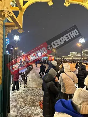 в московском парке горького давка: люди не могут попасть на каток - Сайт Газеты «Совершенно Секретно»