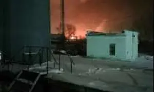 В Ангарске загорелась крупнейшая нефтехимическая компания Восточной Сибири (ВИДЕО)