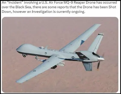 дрон reaper против су-27: подробности столкновения в акватории чёрного моря - Сайт Газеты «Совершенно Секретно»