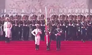 Китай впервые показал на параде свою ядерную триаду