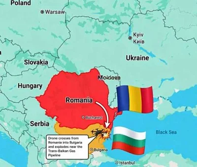 неопознанный бпла залетел в болгарию и взорвался у трансбалканского газопровода - Сайт Газеты «Совершенно Секретно»