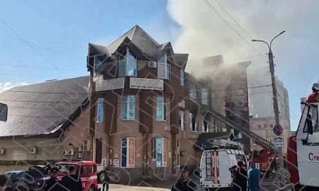 При пожаре в торговом центре в Башкирии погибли и пострадали люди
