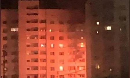 Последствия атаки: под Ярославлем горят хранилища топлива, в Орле – многоэтажка