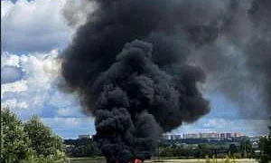 Военный самолёт потерпел крушение в Подмосковье