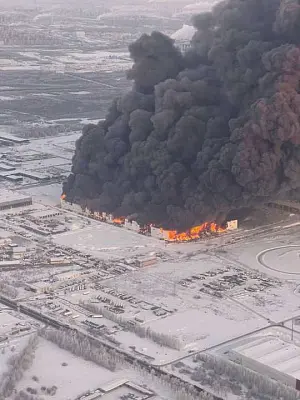 появились первые кадры с пожара на складе wildberries - Сайт Газеты «Совершенно Секретно»