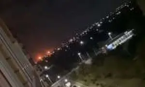 В Краснодарском крае после удара беспилотника по Афипскому НПЗ начался пожар (ВИДЕО)