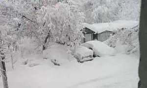 Режим ЧС ввели в Адыгее из-за сильного снегопада и перебоев с электроснабжением