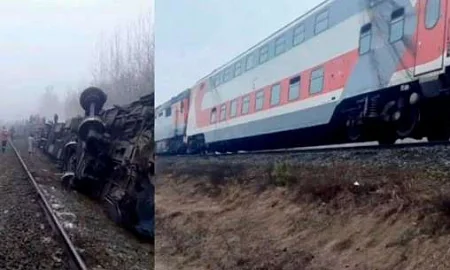 Семь человек пострадали при сходе поезда в Ульяновской области