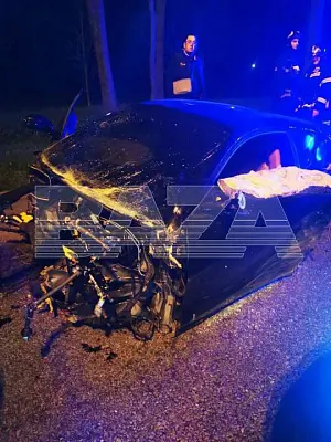 в москве на рублёвском шоссе влетела в столб и разлетелась на части «феррари» без номеров (видео) - Сайт Газеты «Совершенно Секретно»