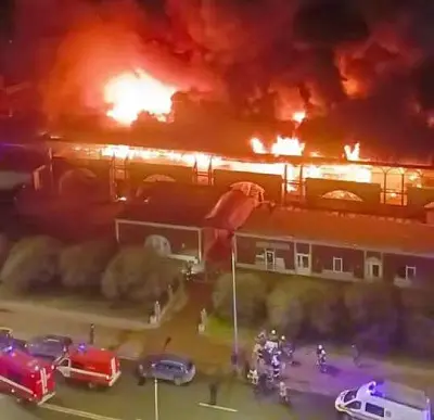 в петербурге сгорел знаменитый правобережный рынок - Сайт Газеты «Совершенно Секретно»