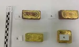 Золото на 22 млн рублей нашли в тайнике автобуса, ехавшего из РФ в Китай