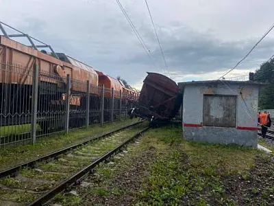 на станции бирюлево в москве сошли с рельсов шесть грузовых вагонов - Сайт Газеты «Совершенно Секретно»