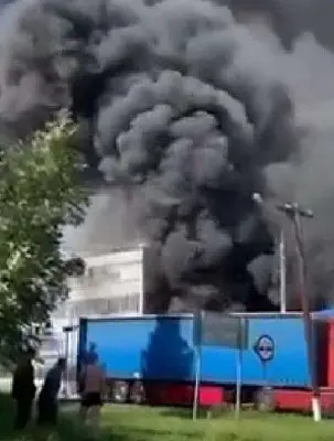 в московской области пылает фабрика по производству спортивных товаров «леко» (видео) - Сайт Газеты «Совершенно Секретно»