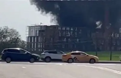 возле москва-сити горит элитный жилой комплекс, находящийся на стадии строительства (видео) - Сайт Газеты «Совершенно Секретно»