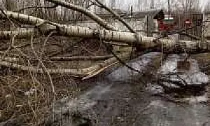 Мощный ураган накрыл Сибирь 