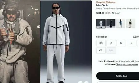 Продажи спортивного костюма Nike подскочили после публикации фотографий задержанного Мадуро