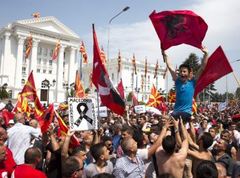 протесты в македонии вызваны попытками запада противостоять россии
