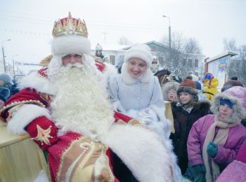 российский дед мороз отмечает день рождения