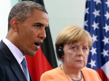 обама отчитал меркель за попытки отменить антироссийские санкции