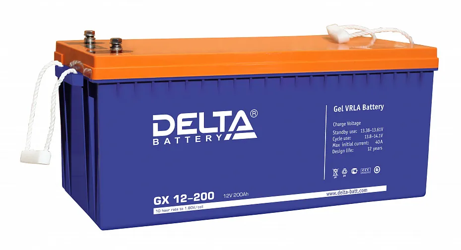 герметизированный VRLA свинцово-кислотный аккумулятор Delta