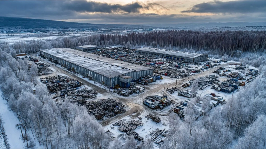 Оптовый склад автозапчастей из Китая в российском регионе