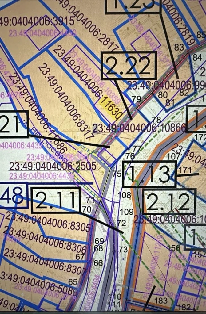 Карта села Высокое