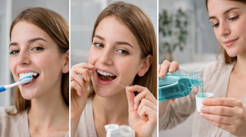 Многоступенчатая процедура гигиены полости рта