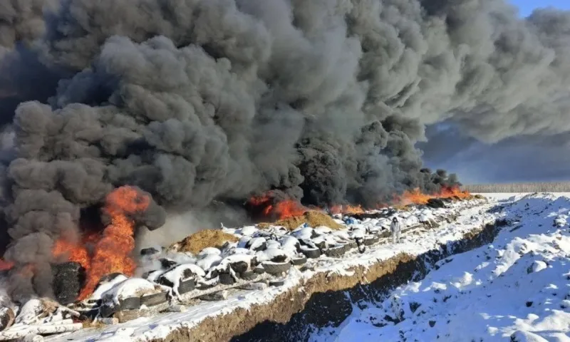 дым сжигание туш