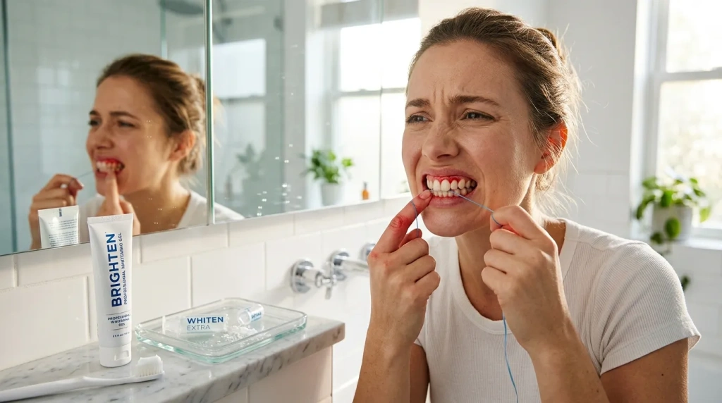 Частые ошибки в профилактике: неправильное использование нити и чрезмерное отбеливание зубов