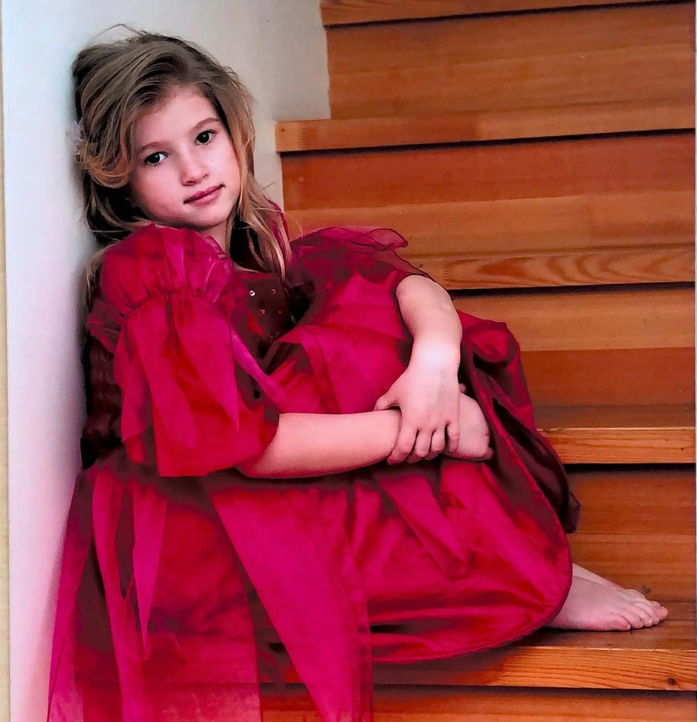 детское фото Евы Мазо